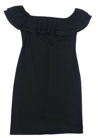 Černé šaty s volánky New Look