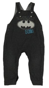 Tmavošedé laclové tepláky s Batmanem George