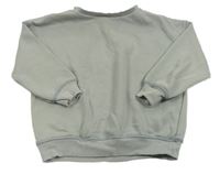 Šedá oversize mikina Zara