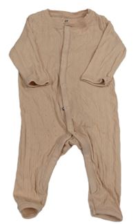 Starorůžový vzorovaný overal H&M