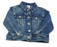 Tmavomodrá riflová bunda H&M