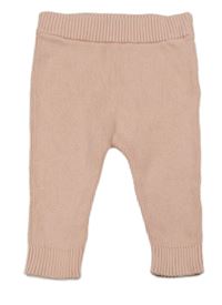 Světlerůžové pletené kalhoty M&S