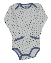 Bílo-modré hvězdičkované body Papagino 