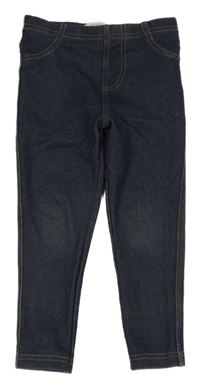 Tmavomodré legíny riflového vzhledu Primark