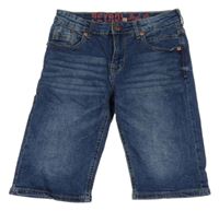 Modré riflové kraťasy Petrol