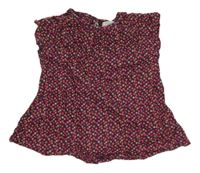 Purpurová kytičkovaná tunika Kitchoun 