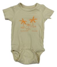 Béžové body s palmami So Cute