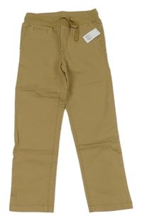 Nové - Béžové plátěné chino kalhoty GAP