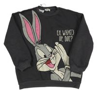 Tmavošedá mikina s Buggs Bunny