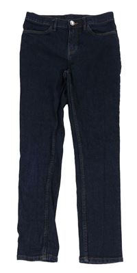 Tmavomodré skinny fit rifle zn. H&M