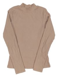 Pudrový žebrovaný rolák H&M