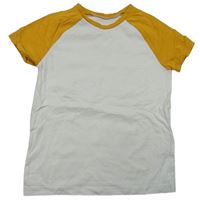 Bílo-oranžové tričko George