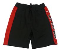 Černo-červené basketbalové kraťasy - Chicago Bulls zn. Primark