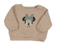 Pudrová prošívaná mikina s Minnie C&A