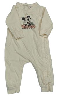 Krémový overal s Minnie Disney