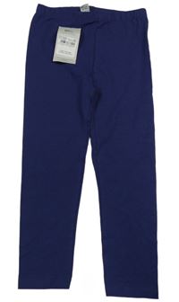 Nové - Tmavomodré legíny Tu