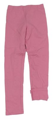 Růžové teplé legíny H&M