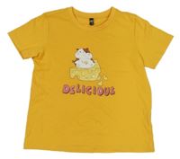 Hořčicové tričko s křečkem