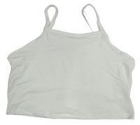 Bílý crop top 