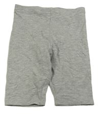 Šedé melírované elastické kraťasy H&M