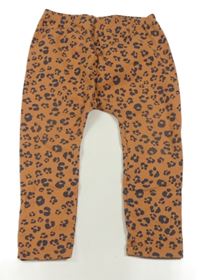 Hnědo-šedé leopardí legíny Next