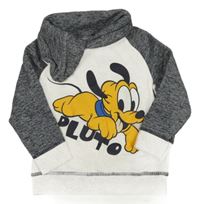 Smetanovo-tmavomodrá mikina s Plutem Disney