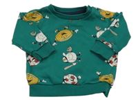 Zelená mikina s míči Primark