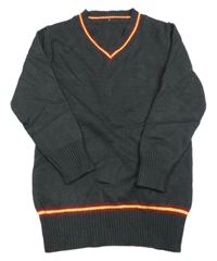 Tmavošedý lehký svetr 