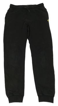 Černé tepláky s logem Lyle&Scott
