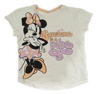 Bílé tričko s Minnie 