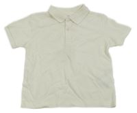 Smetanové polo tričko Zara