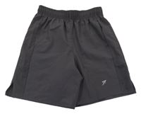 Tmavošedé sportovní kraťasy Primark