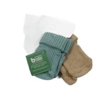 Nové - 2set - 2x protiskluzové ponožky - béžové + zelené Matalan