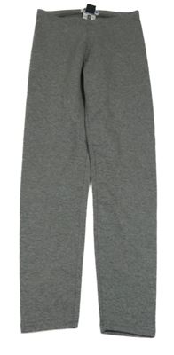 Šedé zateplené legíny Pocopiano