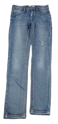 Světlemodré skinny rifle s prošoupáním Name it