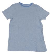 Světlemodro-bílé melírované tričko Primark