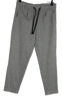 Dámské šedé kostkované teplákové kalhoty Up2Fashion 