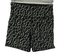 Dámské černo-šedé vzorované sportovní elatické kraťasy Sweaty Betty 