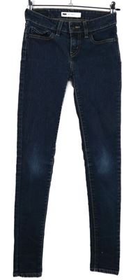 Dámské tmavomodré skinny rifle Levi´s 