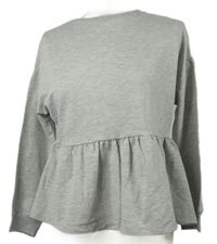 Dámská šedá peplum mikina Papaya 