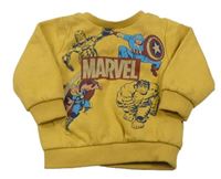 Žlutá mikina s Avengers Marvel