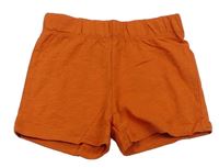 Oranžové bavlněné kraťasy Primark