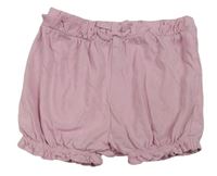 Světlerůžové bavlněné kraťasy Matalan