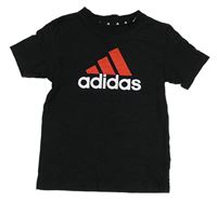Černé tričko s logem Adidas