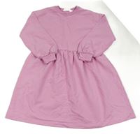 Růžové teplákové šaty H&M
