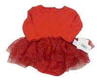 Nové- Červené body s tylovou sukní Matalan