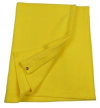 Žlutá fleecová deka