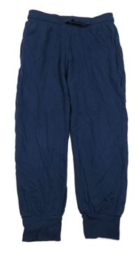 Tmavomodré lehké tepláky H&M