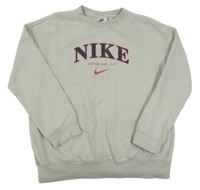 Šedá mikina s nápisem Nike