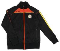 Černo-červeno-žlutá sportovní propínací mikina O´neills